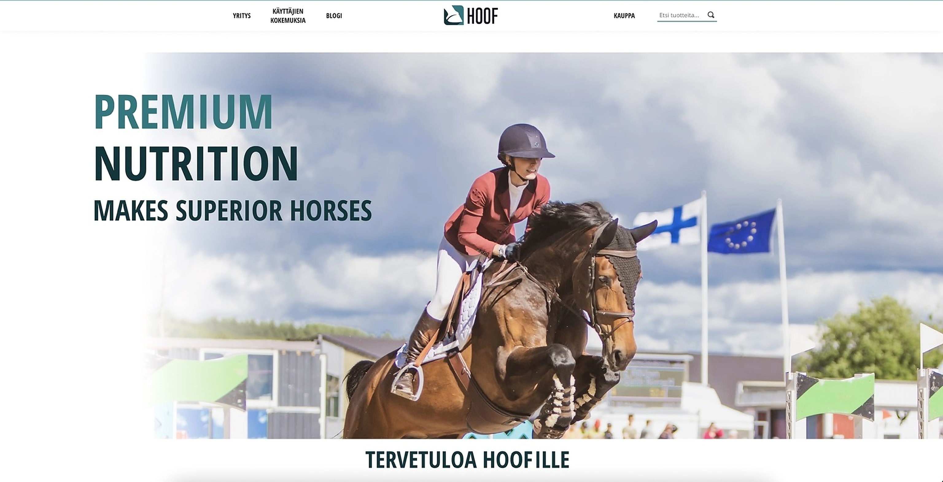 Verkkokaupan hero — digitaalinen myynti